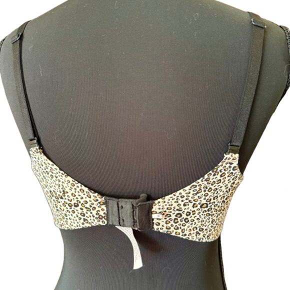4 for $20 Sale 🎉HP!🎉Victoria's Secret Animal Print Push Up Bra (Size 34D) - Picture 4 of 5